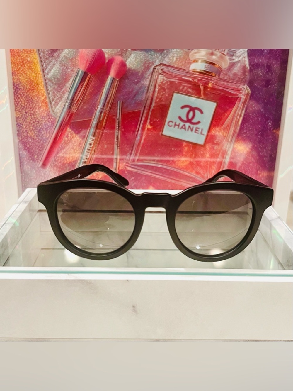 GUCCI Bio Based Round Gradient Sunglasses GG 3653/S EUC - Picture 5 of 14